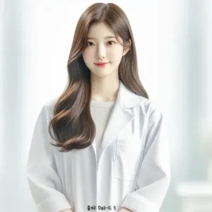 귀여운 여성이 의료가운을 입고 있다.
주머니에 손을 넣고 당당히 정면을 보고 살며시 웃고 있다. 마치 건강분야에 대한 자부심이 보이는듯한 표정이다.
건강한 삶을 통해 나 자신을 알아가는 공간 신니스.